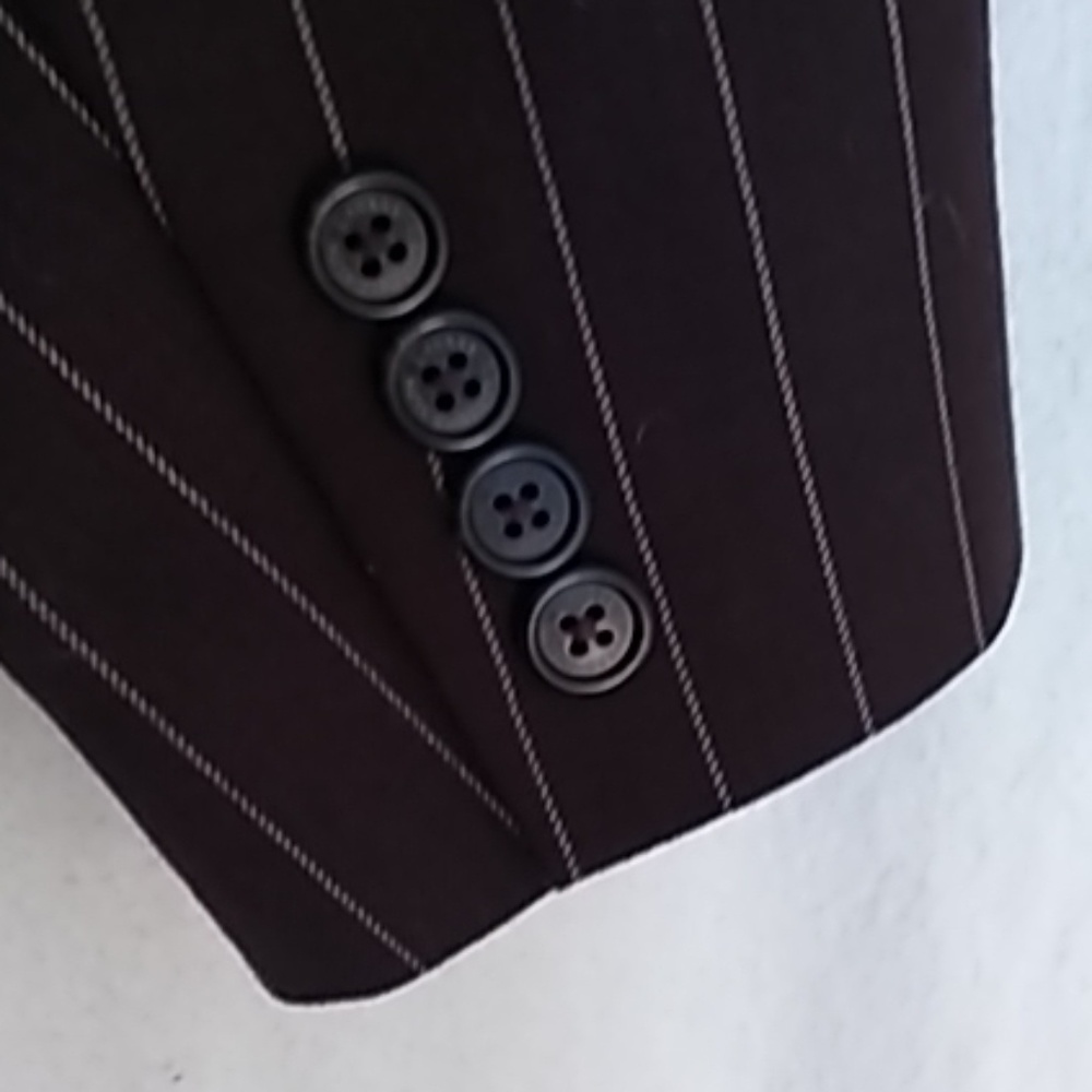 Ralph Lauren brown pinstripe blazer 16W - Picture 6 of 6